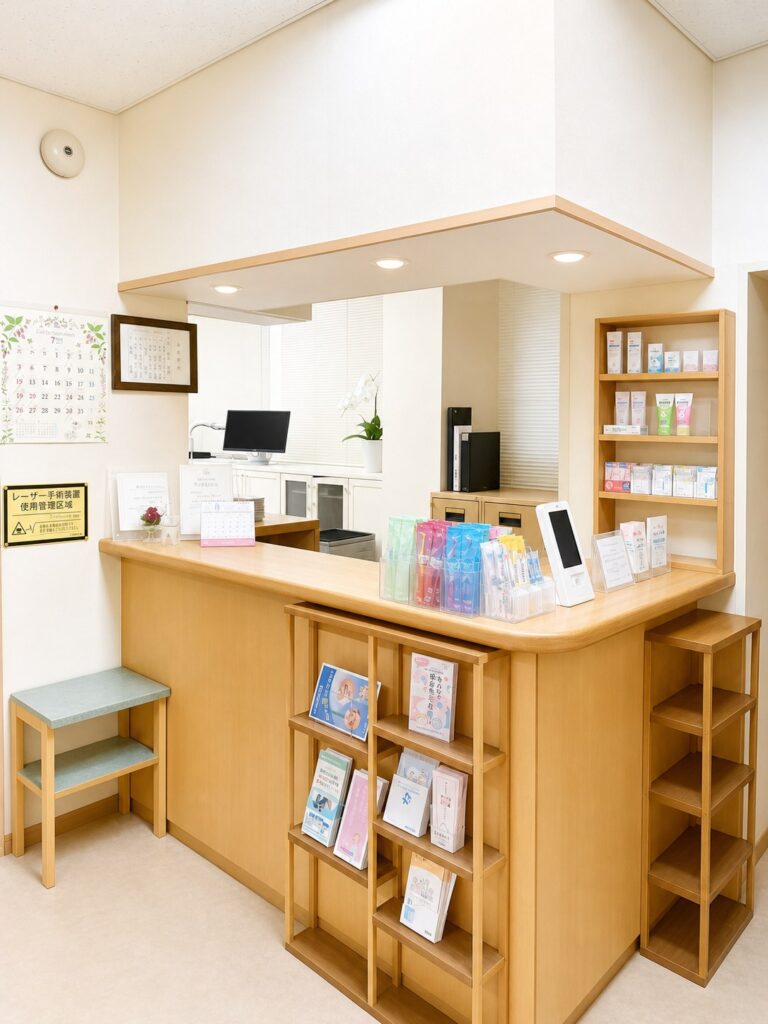 受付カウンター